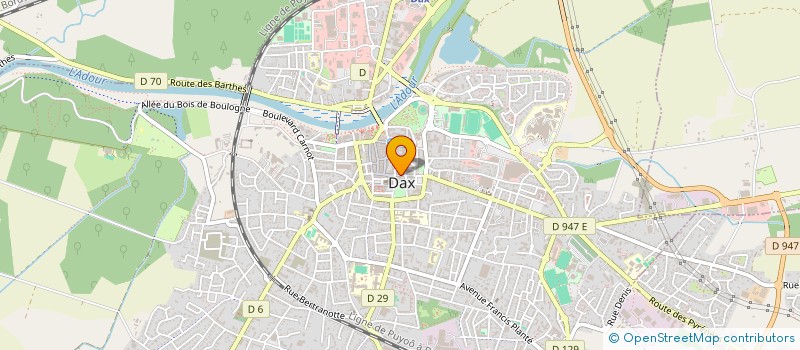 localisation de l'entreprise NAUTILUS  DAX