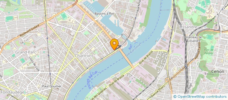 localisation de l'entreprise NAUTILUS à BORDEAUX