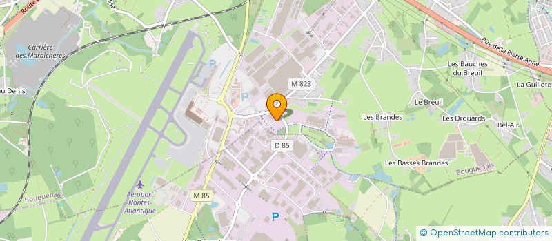 localisation de l'entreprise NAUTILUS à BOUGUENAIS