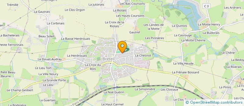 localisation de l'entreprise NAUTILUS DIVE CENTER  BRETEIL