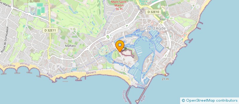 localisation de l'entreprise NAUTILUS PLONGEE  AGDE