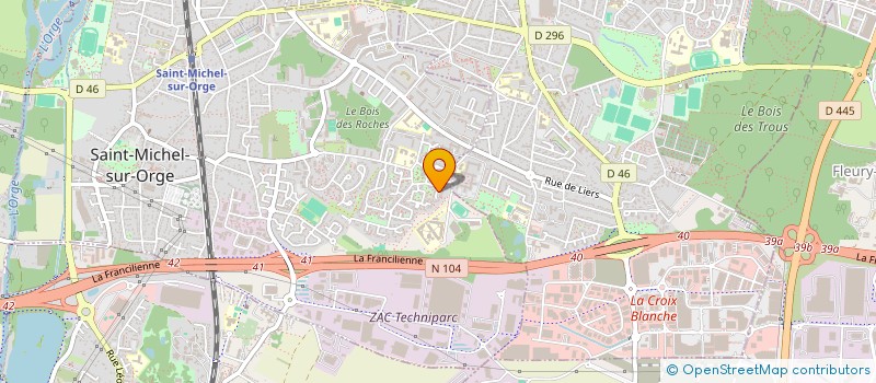 localisation de l'entreprise NAUTILUX à SAINT-MICHEL-SUR-ORGE