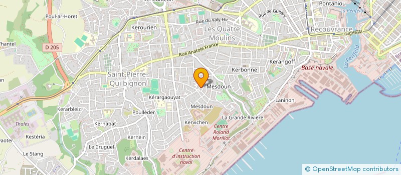 localisation de l'entreprise NAUTIMAGES à BREST