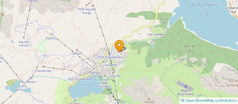 localisation de l'entreprise NAUTIMOON  TIGNES