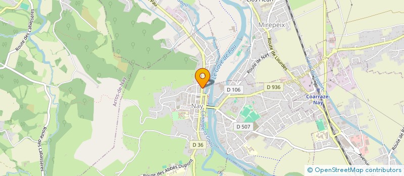 localisation de l'entreprise NAUTIN ET RACINE  NAY