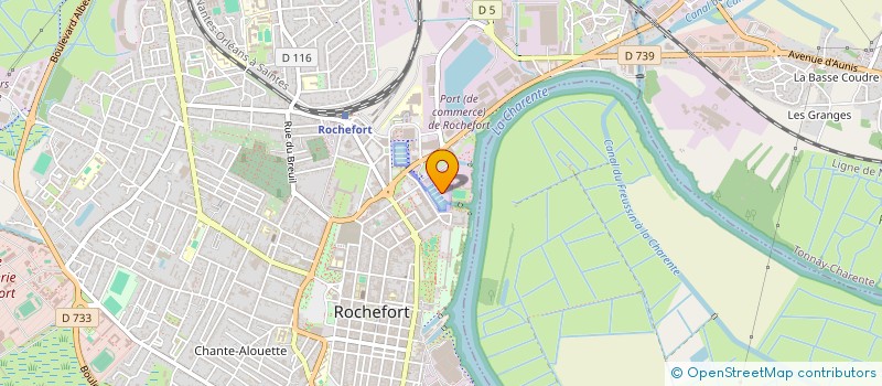 localisation de l'entreprise NAUTING SHORE 17  ROCHEFORT