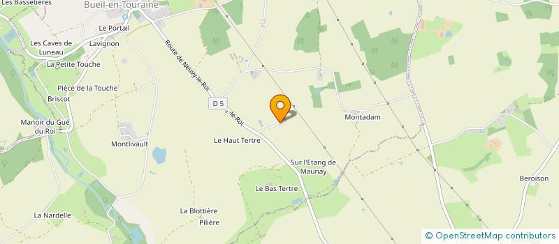 localisation de l'entreprise NAUTIQUA  BUEIL-EN-TOURAINE