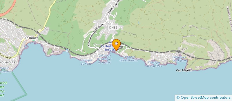 localisation de l'entreprise NAUTIQUE DE LA REDONNE  ENSUES-LA-REDONNE