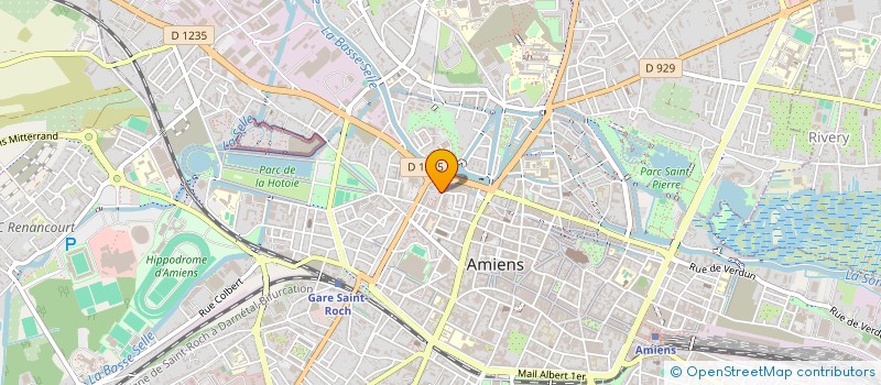 localisation de l'entreprise NAUTISME 80  AMIENS