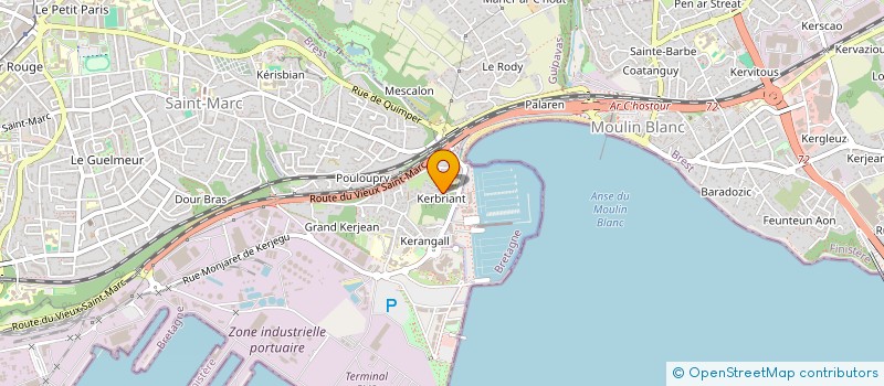 localisation de l'entreprise NAUTISME EN BRETAGNE à BREST