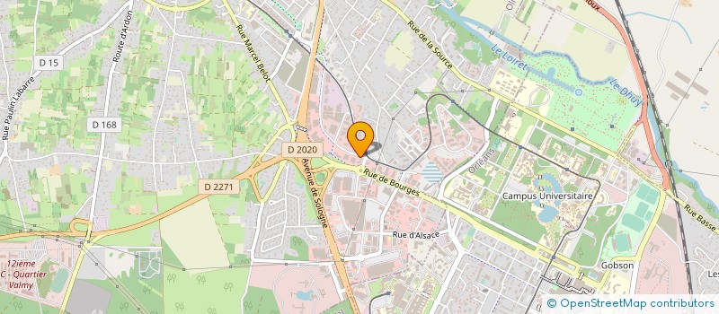 localisation de l'entreprise NAUTISME EN REGION CENTRE à OLIVET
