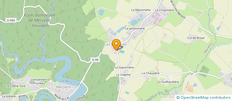 localisation de l'entreprise NAUTISME FONTENAY MERVENT  MERVENT