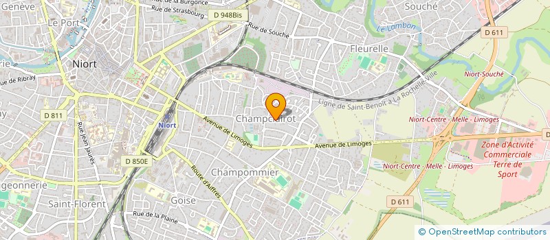 localisation de l'entreprise NAUTISME GROUPEMENT D EMPLOYEURS  NIORT