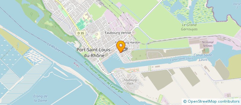 localisation de l'entreprise NAUTISME MER DEVELOPPEMENT PORT-SAINT-LOUIS-PROVENCE à PORT-SAINT-LOUIS-DU-RHONE