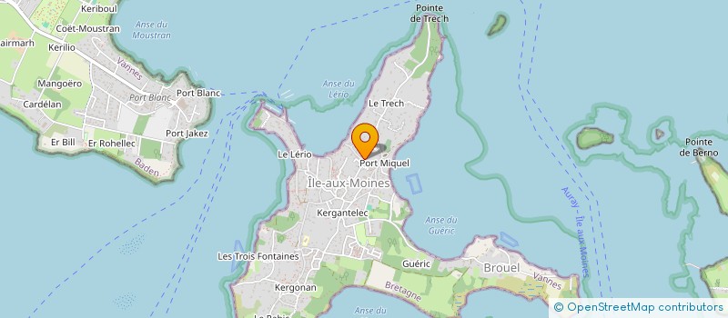 localisation de l'entreprise NAUTITEC  ILE-AUX-MOINES