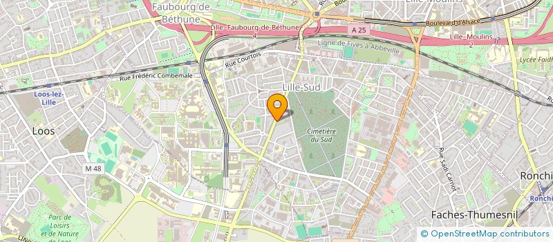 localisation de l'entreprise NAUTYLUS à LILLE