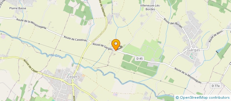 localisation de l'entreprise NAV  GARGAS