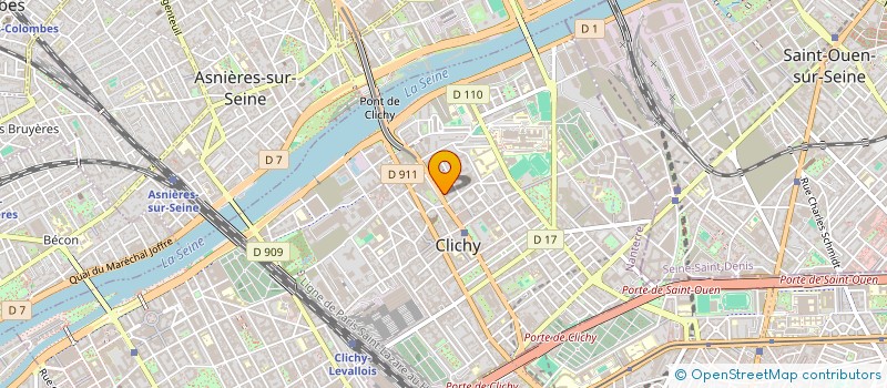 localisation de l'entreprise NAVA à CLICHY