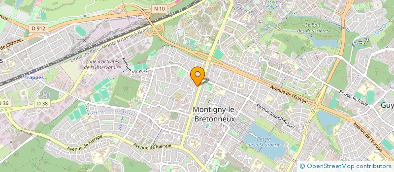 localisation de l'entreprise NAVACHAI CONSULTING  MONTIGNY-LE-BRETONNEUX