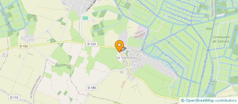 localisation de l'entreprise NAVAIX ET RADIZ  LE VANNEAU-IRLEAU