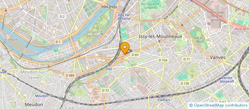 localisation de l'entreprise NAVAJO à ISSY-LES-MOULINEAUX