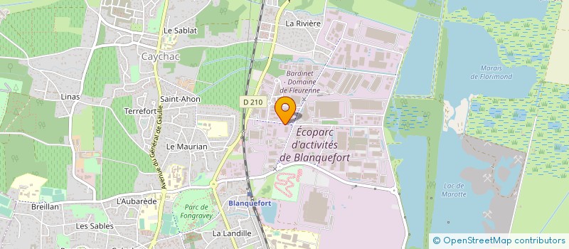 localisation de l'entreprise NAVAL ET COMPAGNIE à BLANQUEFORT