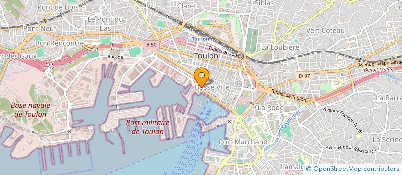 localisation de l'entreprise NAVAL PROJECTS à TOULON
