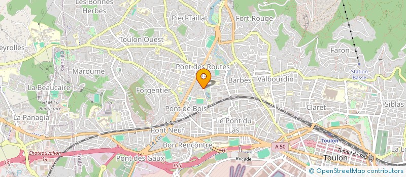 localisation de l'entreprise NAVAL ROBOTICS SERVICE  TOULON