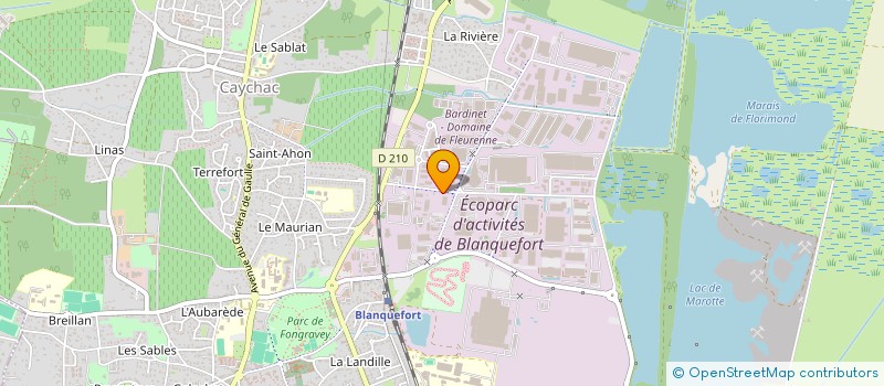 localisation de l'entreprise NAVAL SERVICES à BLANQUEFORT