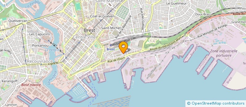 localisation de l'entreprise NAVALFINANCE à BREST
