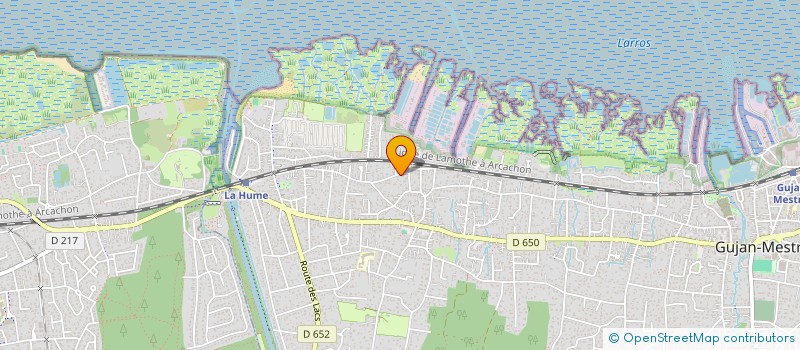 localisation de l'entreprise NAVALHAS  GUJAN-MESTRAS