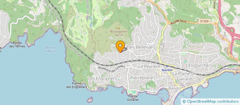 localisation de l'entreprise NAVALS83150  BANDOL