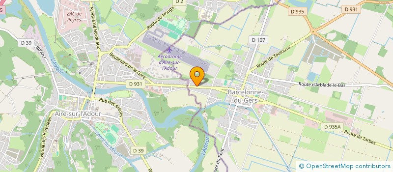 localisation de l'entreprise NAVAMAFRA  BARCELONNE-DU-GERS