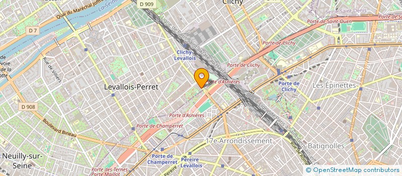localisation de l'entreprise NAVARIN FINANCE à LEVALLOIS-PERRET