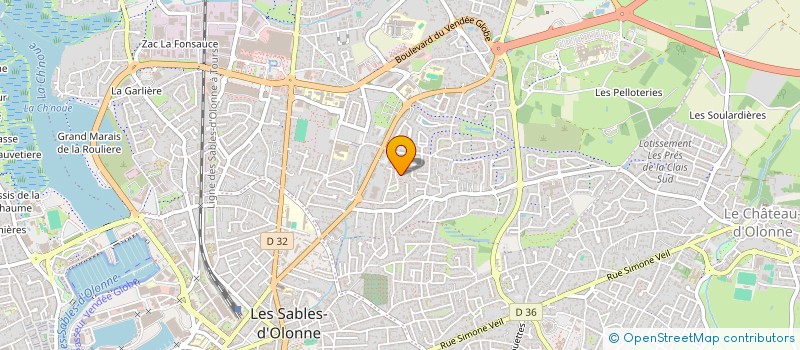localisation de l'entreprise NAVARIN PROD  LES SABLES-D'OLONNE