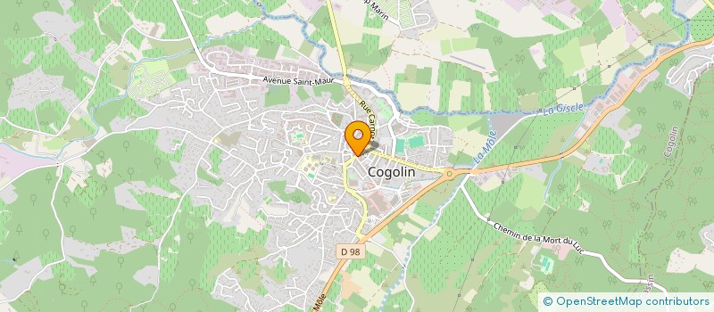 localisation de l'entreprise NAVARO JULIE  COGOLIN