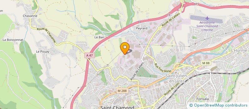 localisation de l'entreprise NAVARO VILLARD  SAINT-CHAMOND