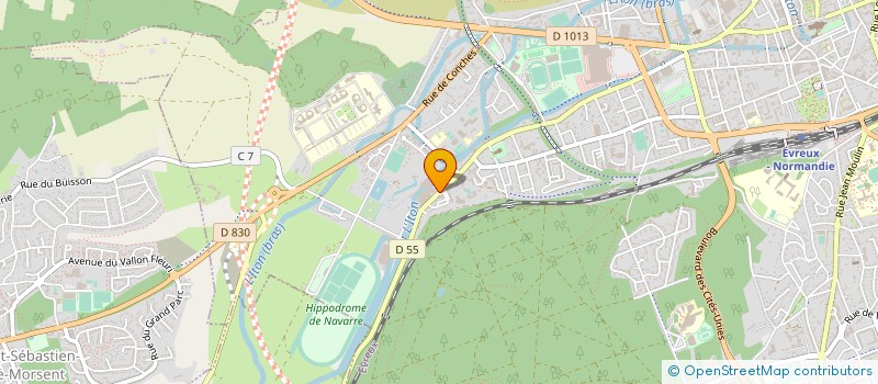 localisation de l'entreprise NAVARRE DPM à EVREUX