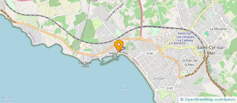 localisation de l'entreprise NAVARRETE DISTRIBUTION à SAINT-CYR-SUR-MER