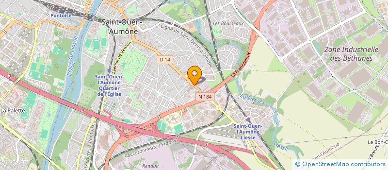 localisation de l'entreprise NAVARRO à SAINT-OUEN-L'AUMONE