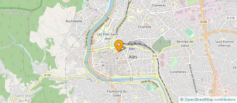 localisation de l'entreprise NAVARRO AMBULANCES  ALES