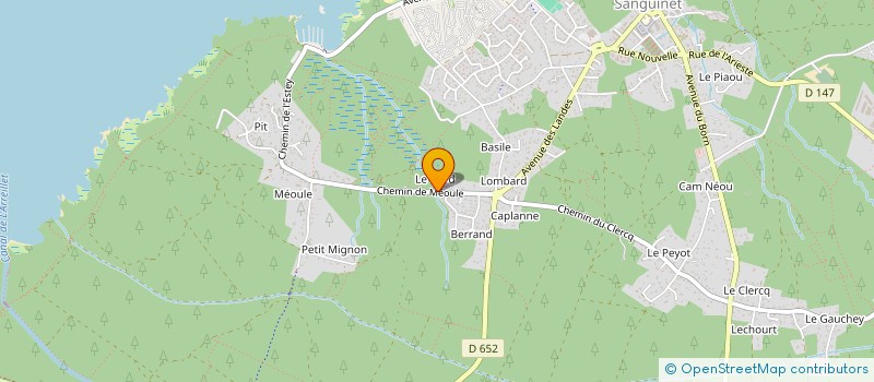 localisation de l'entreprise NAVARRO-CHAUDRU  SANGUINET