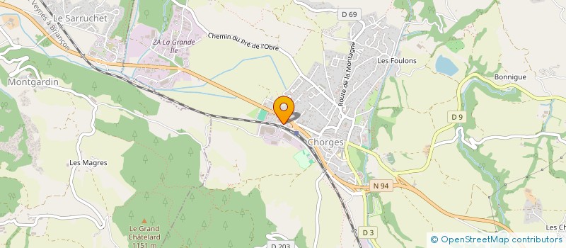 localisation de l'entreprise NAVARRO & CO  CHORGES