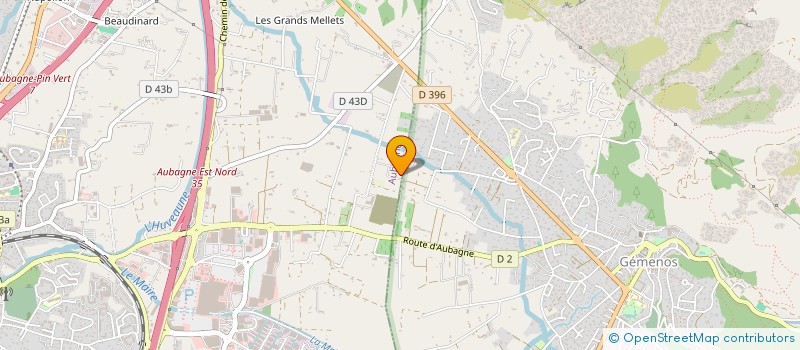 localisation de l'entreprise NAVARRO EQUIPEMENT INDUSTRIEL à AUBAGNE