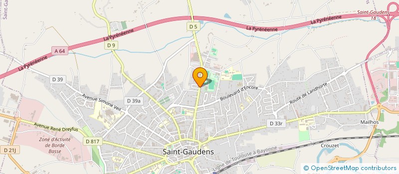 localisation de l'entreprise NAVARRO-GUILLABERT à SAINT-GAUDENS