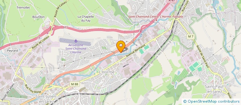 localisation de l'entreprise NAVARRO SAMUEL TRAVAUX PUBLICS  L'HORME