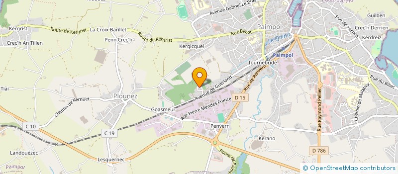 localisation de l'entreprise NAVAS  PAIMPOL