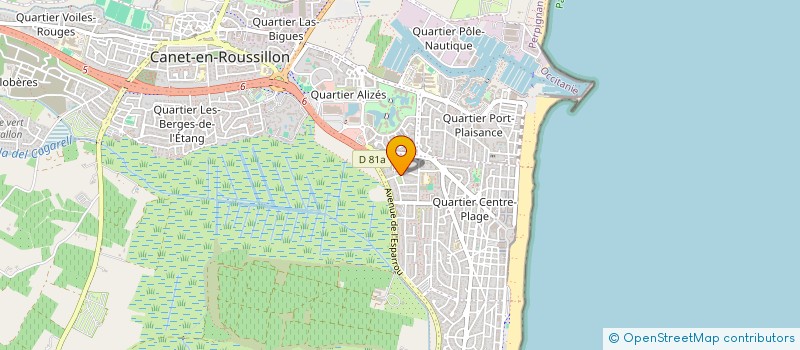 localisation de l'entreprise NAVATA à CANET-EN-ROUSSILLON