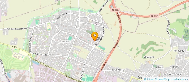 localisation de l'entreprise NAVDEVELOPPEMENT à CHASSIEU