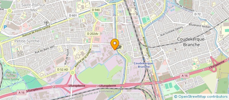 localisation de l'entreprise NAVE ASSAINISSEMENT à DUNKERQUE